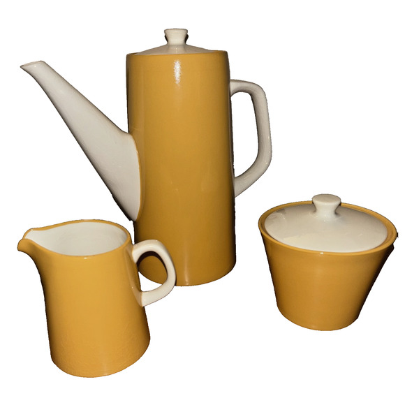 Kasuga Coffee Pot, Creamer, and Sugar Pot - Vintage, Perfect Condition, RARE! - Picture 1 of 4